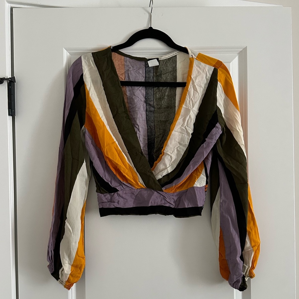 Sexy, colorful crop top. Size S.